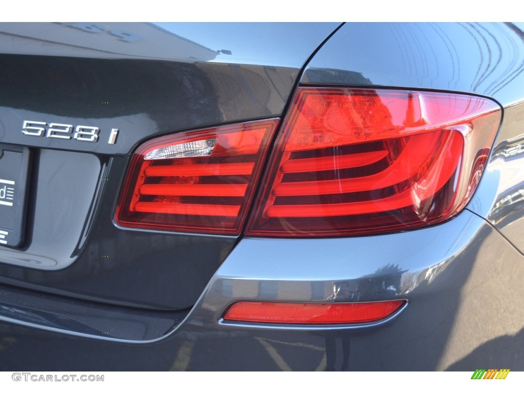 2013 5 Series 528i xDrive Sedan - Dark Graphite Metallic II / Cinnamon Brown photo #22