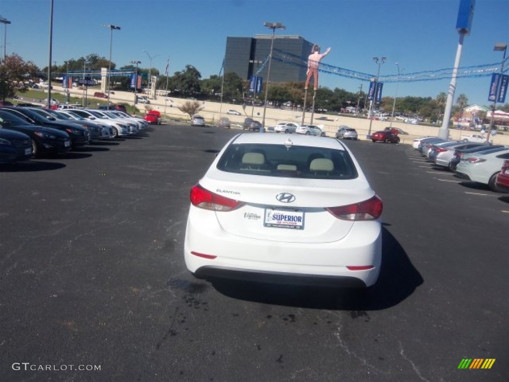 2016 Elantra SE - White / Beige photo #9