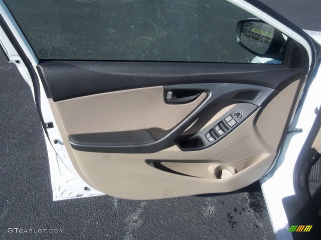 2016 Elantra SE - White / Beige photo #20