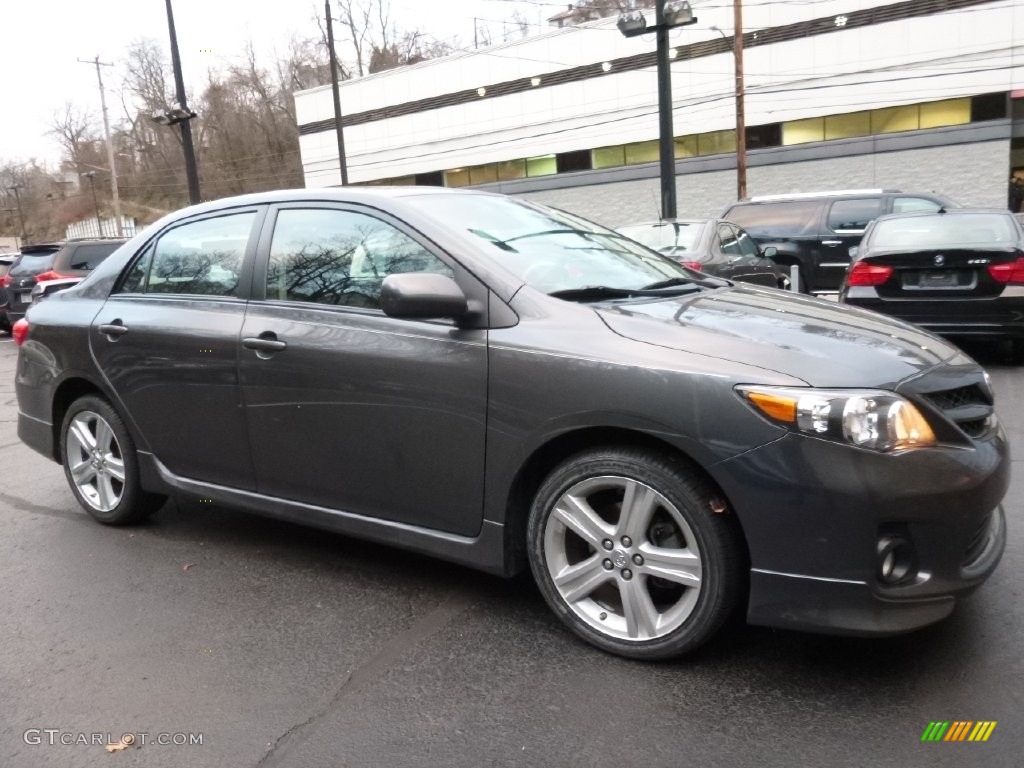 2013 Corolla S - Magnetic Gray Metallic / Dark Charcoal photo #1
