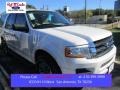 2016 White Platinum Metallic Tricoat Ford Expedition XLT  photo #1