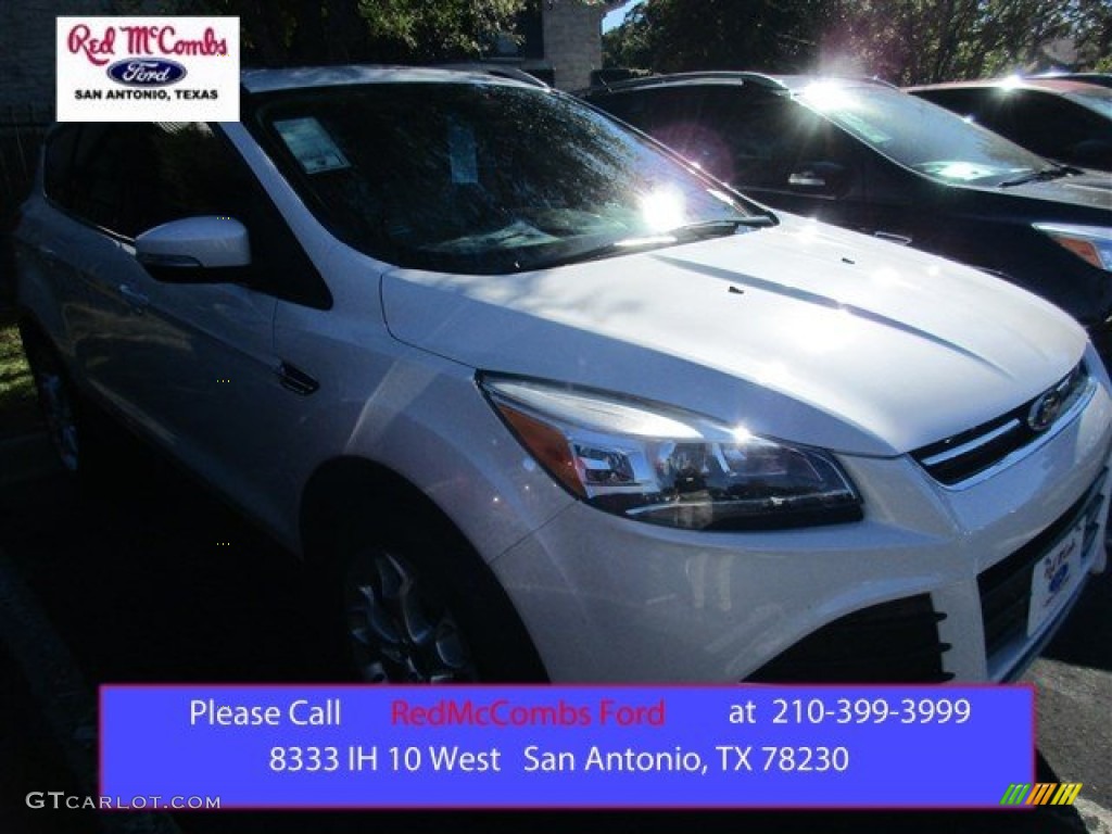 2016 Escape Titanium - White Platinum Metallic / Medium Light Stone photo #1