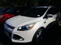 2016 White Platinum Metallic Ford Escape Titanium  photo #2