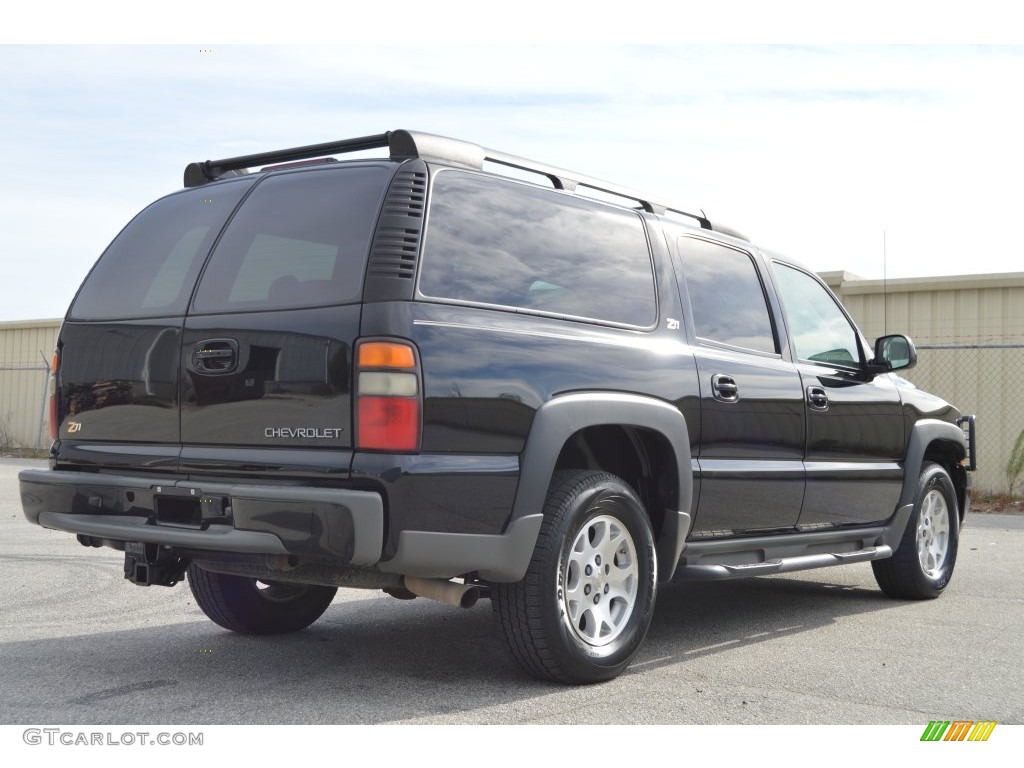 Black 2004 Chevrolet Suburban 1500 Z71 4x4 Exterior Photo #109169503
