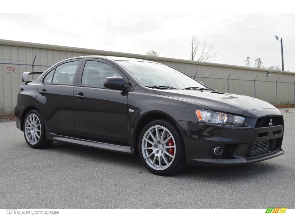2014 Lancer Evolution GSR - Mercury Gray / Black photo #3