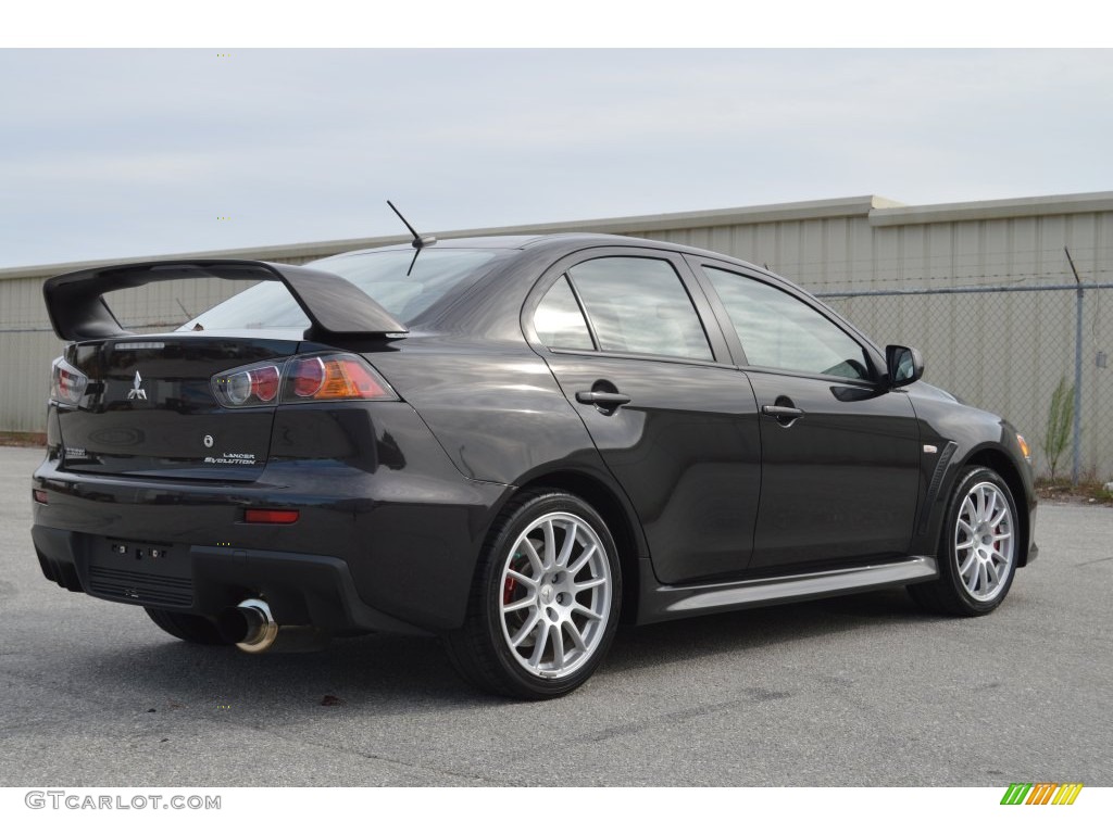 2014 Lancer Evolution GSR - Mercury Gray / Black photo #4
