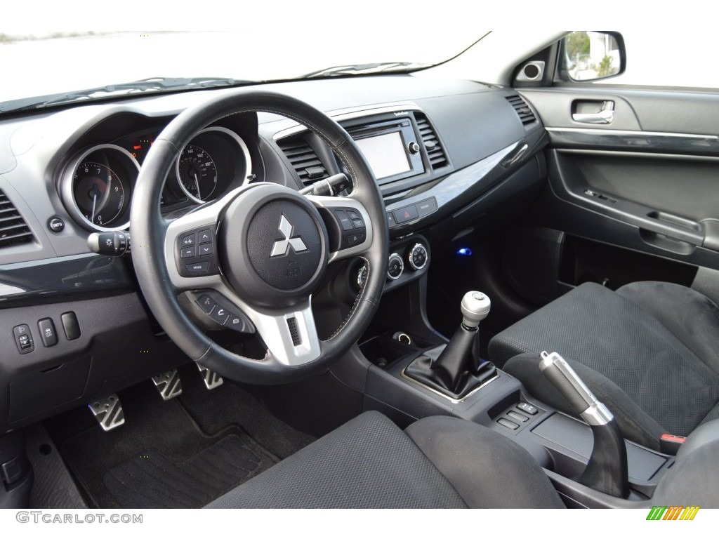 2014 Lancer Evolution GSR - Mercury Gray / Black photo #11