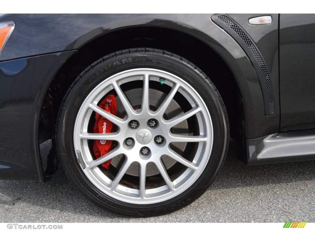 2014 Lancer Evolution GSR - Mercury Gray / Black photo #21