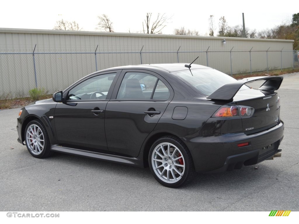 2014 Lancer Evolution GSR - Mercury Gray / Black photo #33