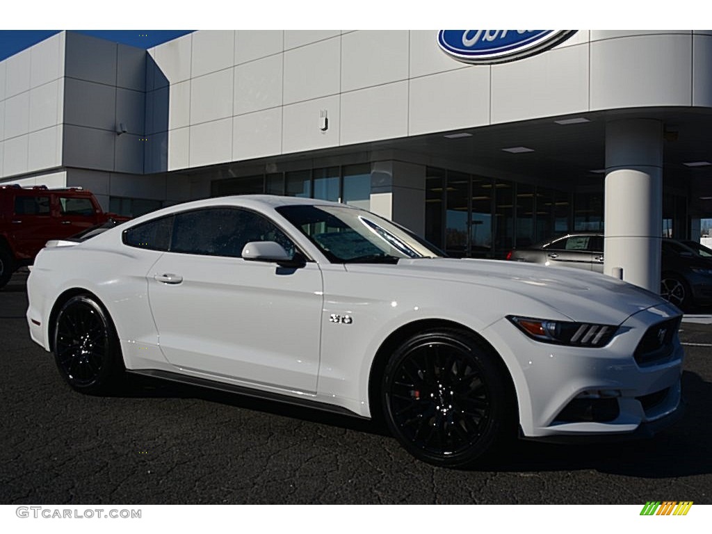 2016 Oxford White Ford Mustang Gt Coupe 109147084 Gtcarlot 2016 Mustang Gt Coupe Oxford White Ebony Photo 1