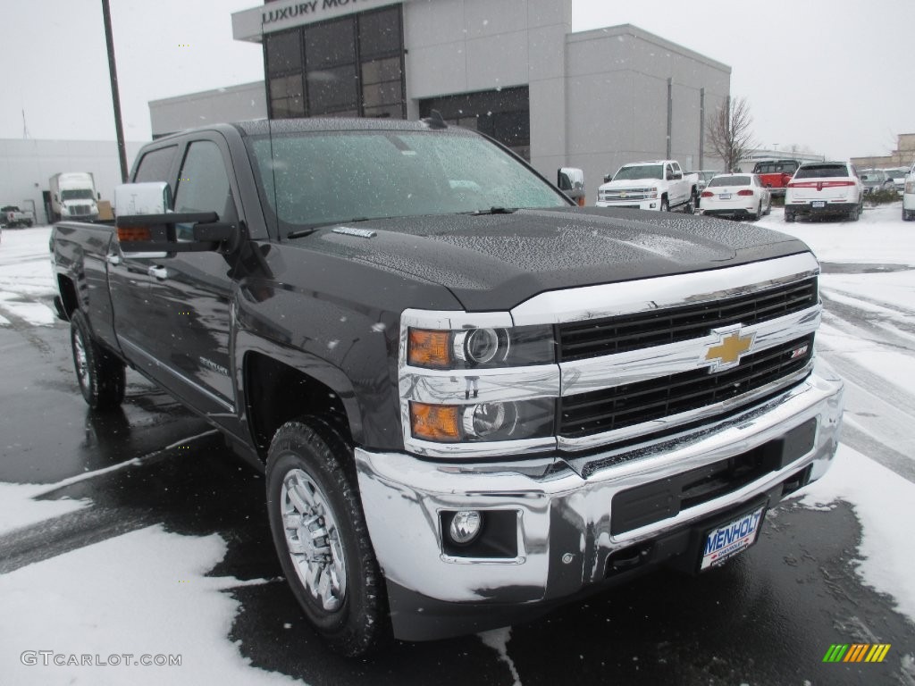 2016 Silverado 3500HD LTZ Crew Cab 4x4 - Tungsten Metallic / Dark Ash/Jet Black photo #1