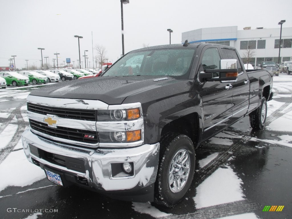 2016 Silverado 3500HD LTZ Crew Cab 4x4 - Tungsten Metallic / Dark Ash/Jet Black photo #2