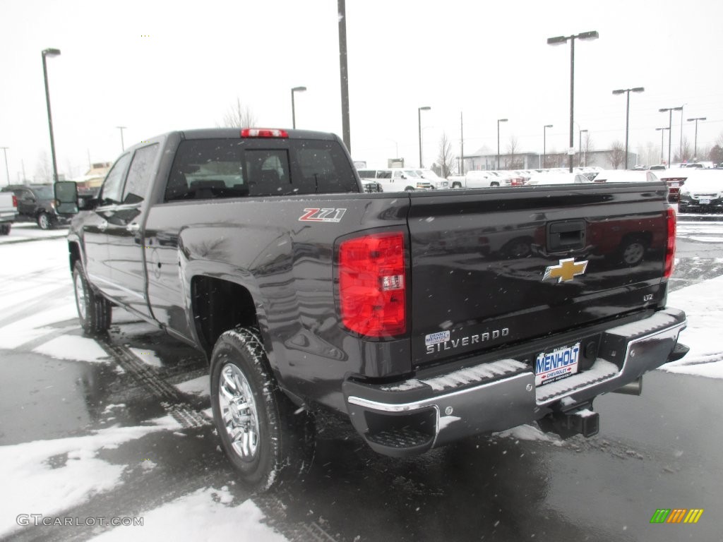 2016 Silverado 3500HD LTZ Crew Cab 4x4 - Tungsten Metallic / Dark Ash/Jet Black photo #4