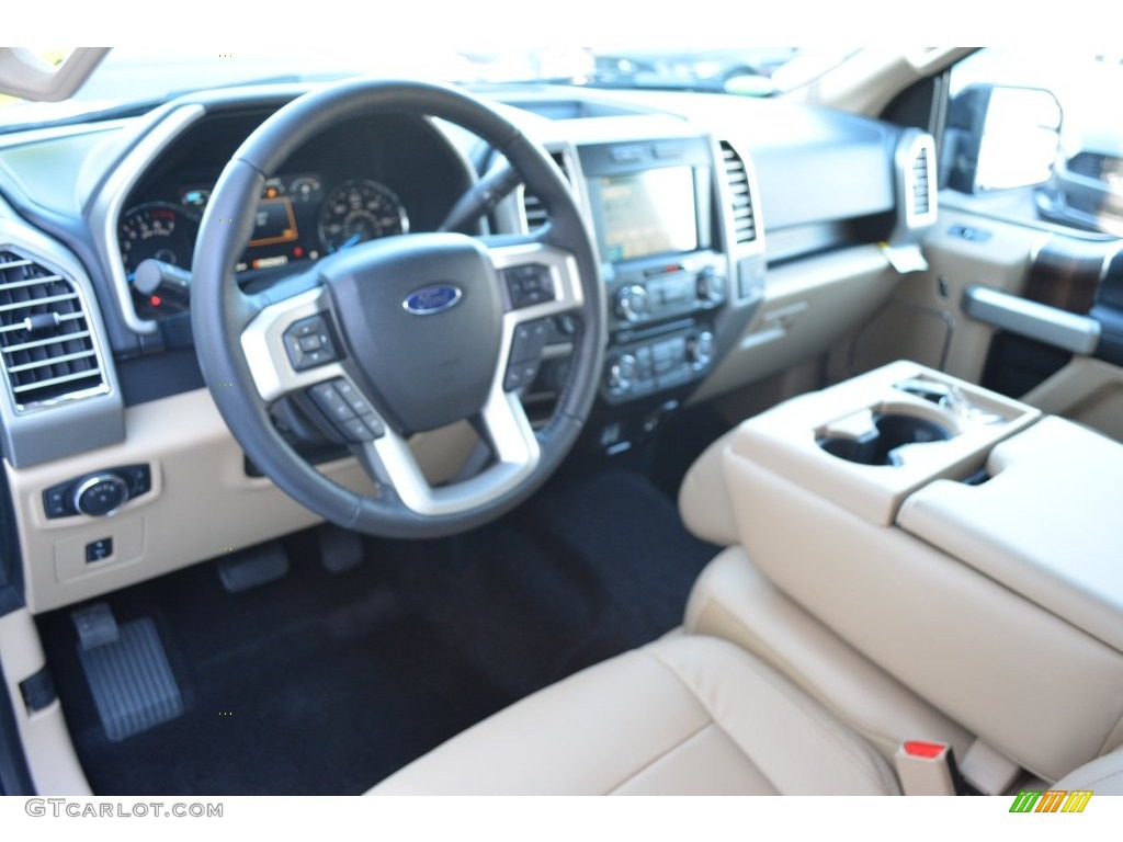 2016 F150 Lariat SuperCrew 4x4 - Shadow Black / Medium Light Camel photo #10