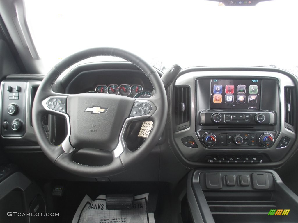 2016 Chevrolet Silverado 3500HD LTZ Crew Cab 4x4 Dark Ash/Jet Black Dashboard Photo #109172905