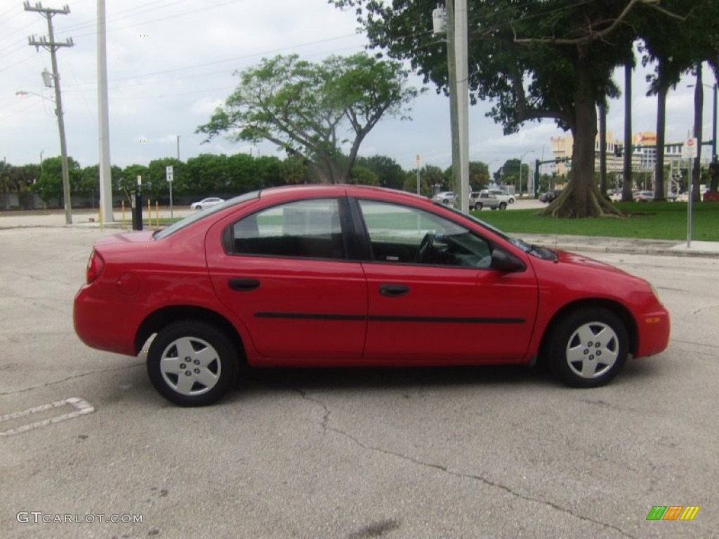 2003 Neon SE - Flame Red / Dark Slate Gray photo #5