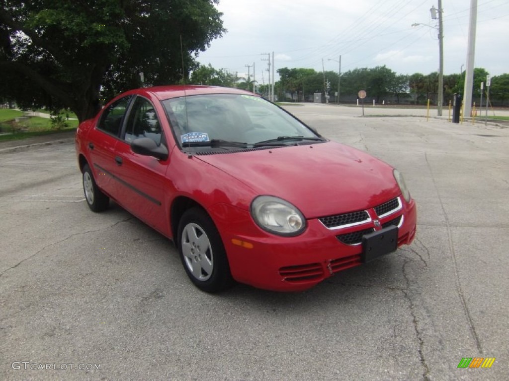 2003 Neon SE - Flame Red / Dark Slate Gray photo #6