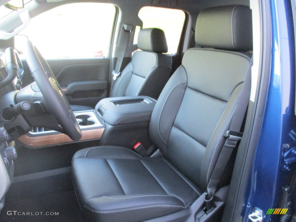 Jet Black Interior 2016 Chevrolet Silverado 1500 LTZ Double Cab 4x4 Photo #109177531