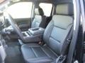 2016 Chevrolet Silverado 1500 Jet Black Interior Front Seat Photo