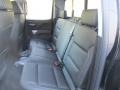 2016 Chevrolet Silverado 1500 Jet Black Interior Rear Seat Photo