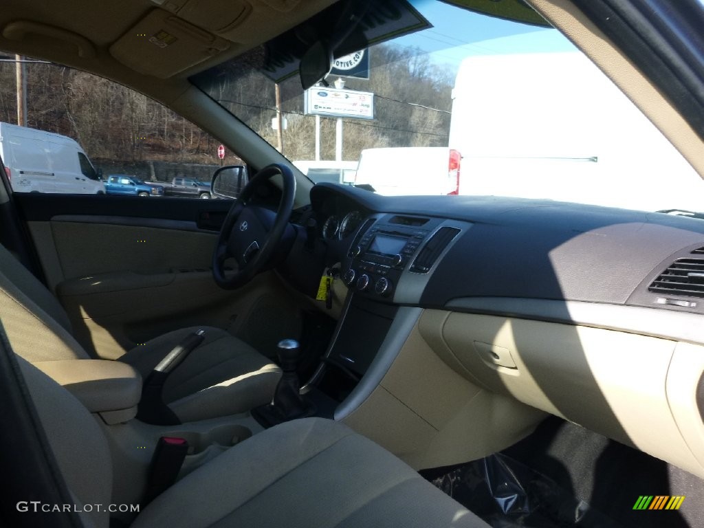 2009 Sonata GLS - Slate Blue / Camel photo #2