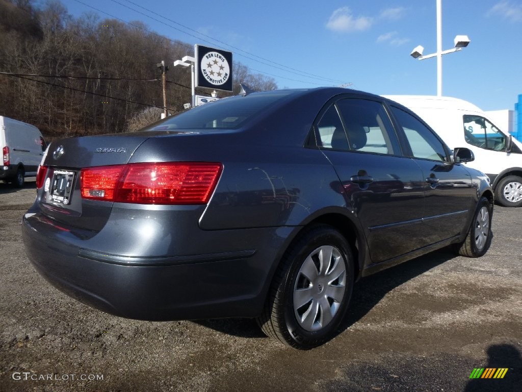2009 Sonata GLS - Slate Blue / Camel photo #3