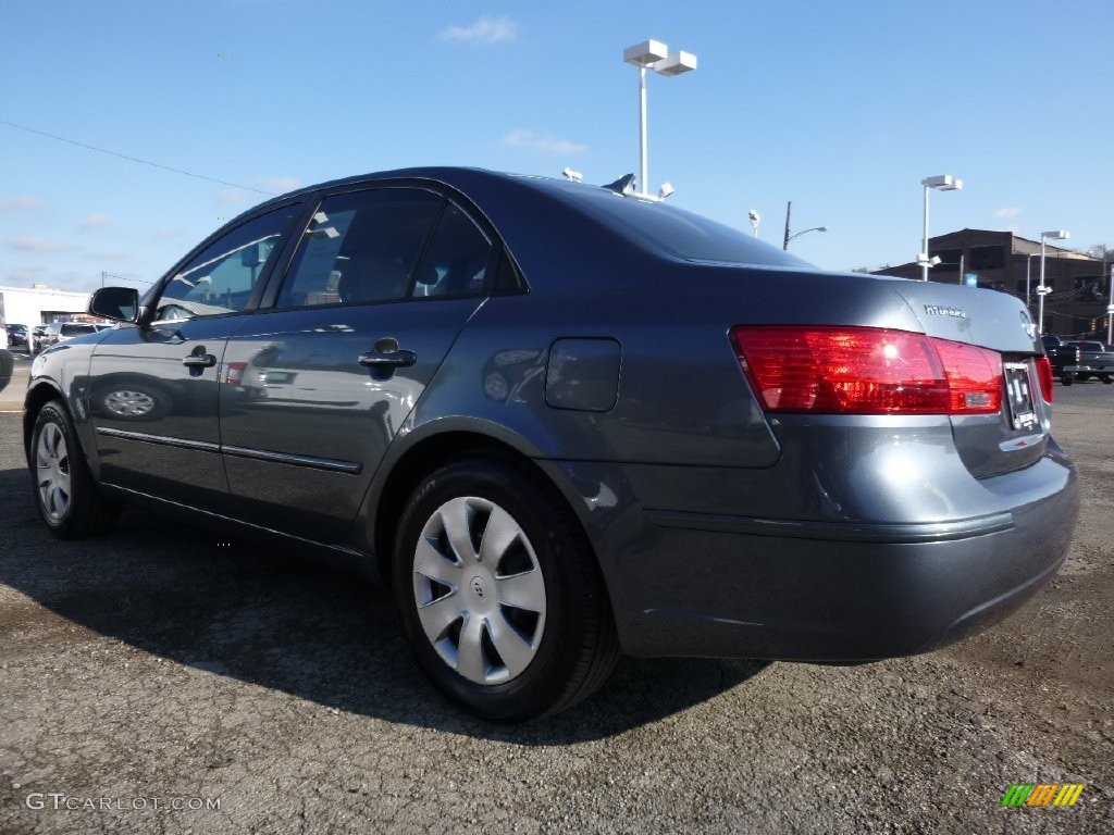 2009 Sonata GLS - Slate Blue / Camel photo #5