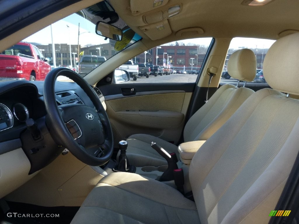 2009 Sonata GLS - Slate Blue / Camel photo #11