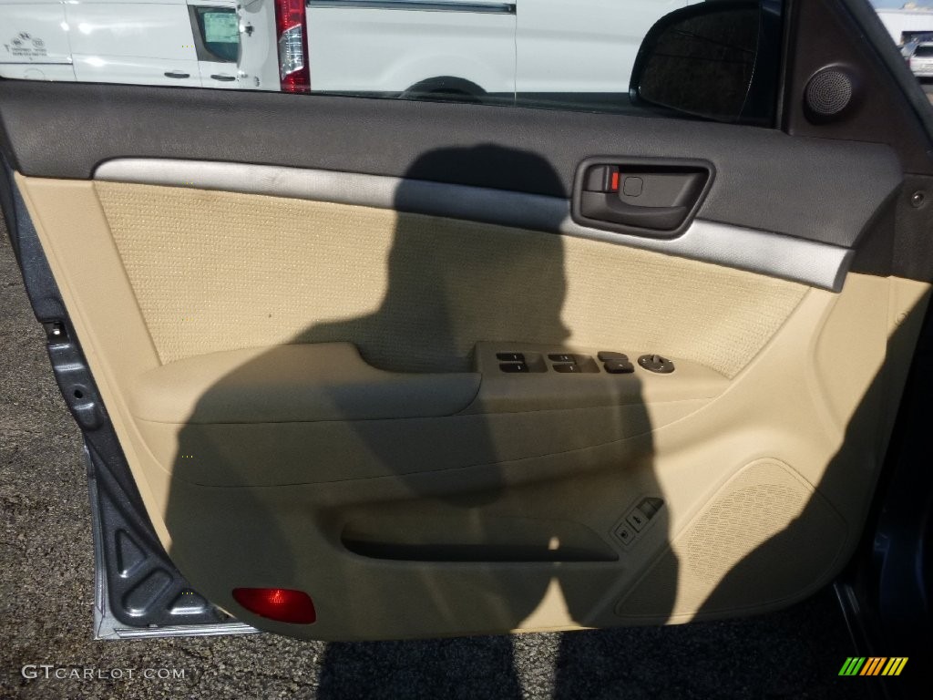 2009 Sonata GLS - Slate Blue / Camel photo #14