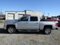 2016 Silver Ice Metallic Chevrolet Silverado 1500 LTZ Z71 Crew Cab 4x4  photo #3