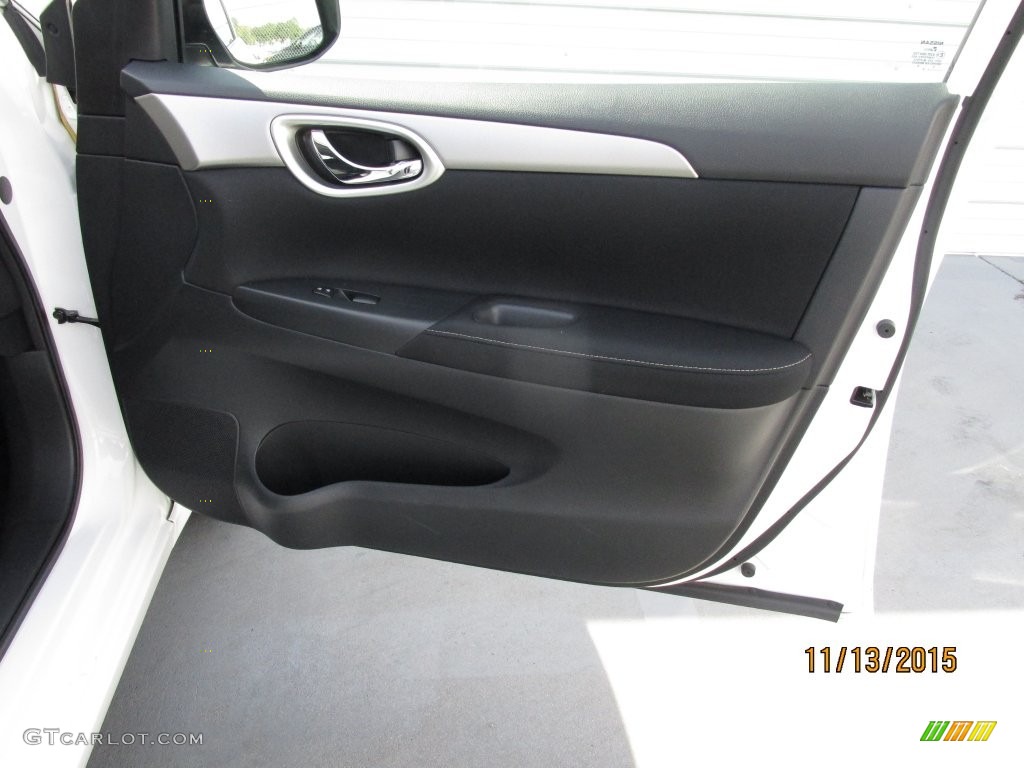 2014 Sentra S - Aspen White / Charcoal photo #24