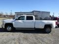 2016 Summit White Chevrolet Silverado 3500HD LT Crew Cab 4x4 Dual Rear Wheel  photo #3