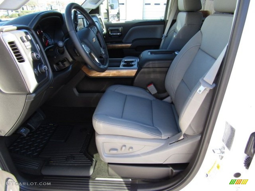 2016 Chevrolet Silverado 3500HD LT Crew Cab 4x4 Dual Rear Wheel Front Seat Photo #109182202
