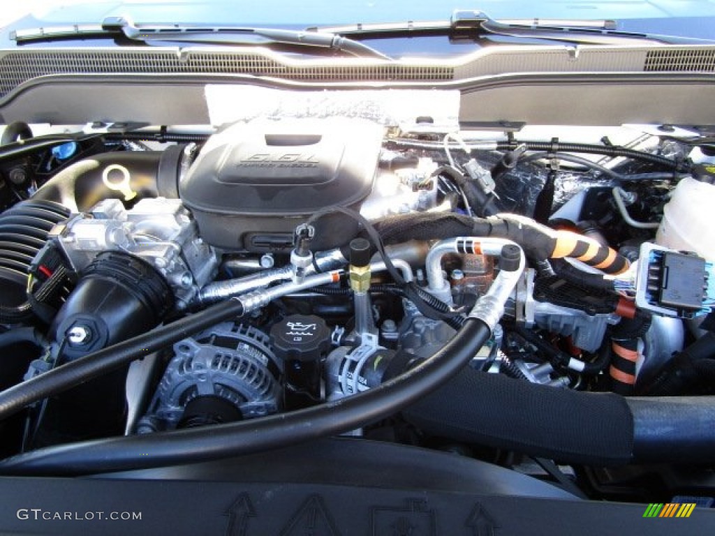 2016 Chevrolet Silverado 3500HD LT Crew Cab 4x4 Dual Rear Wheel Engine Photos