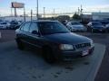 2002 Charcoal Gray Hyundai Accent GL Sedan  photo #7