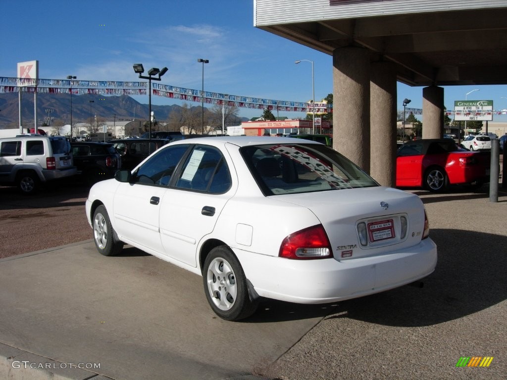 2003 Sentra GXE - Cloud White / Stone Gray photo #3