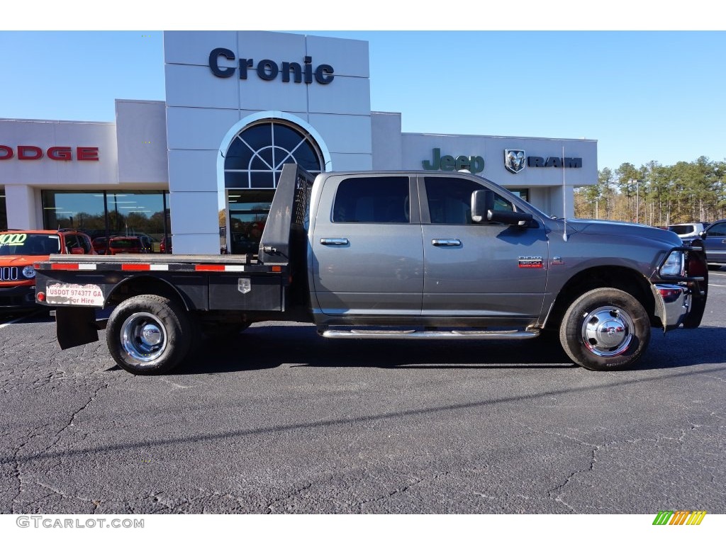 2012 Ram 3500 HD Big Horn Crew Cab 4x4 - Mineral Gray Pearl / Dark Slate/Medium Graystone photo #8