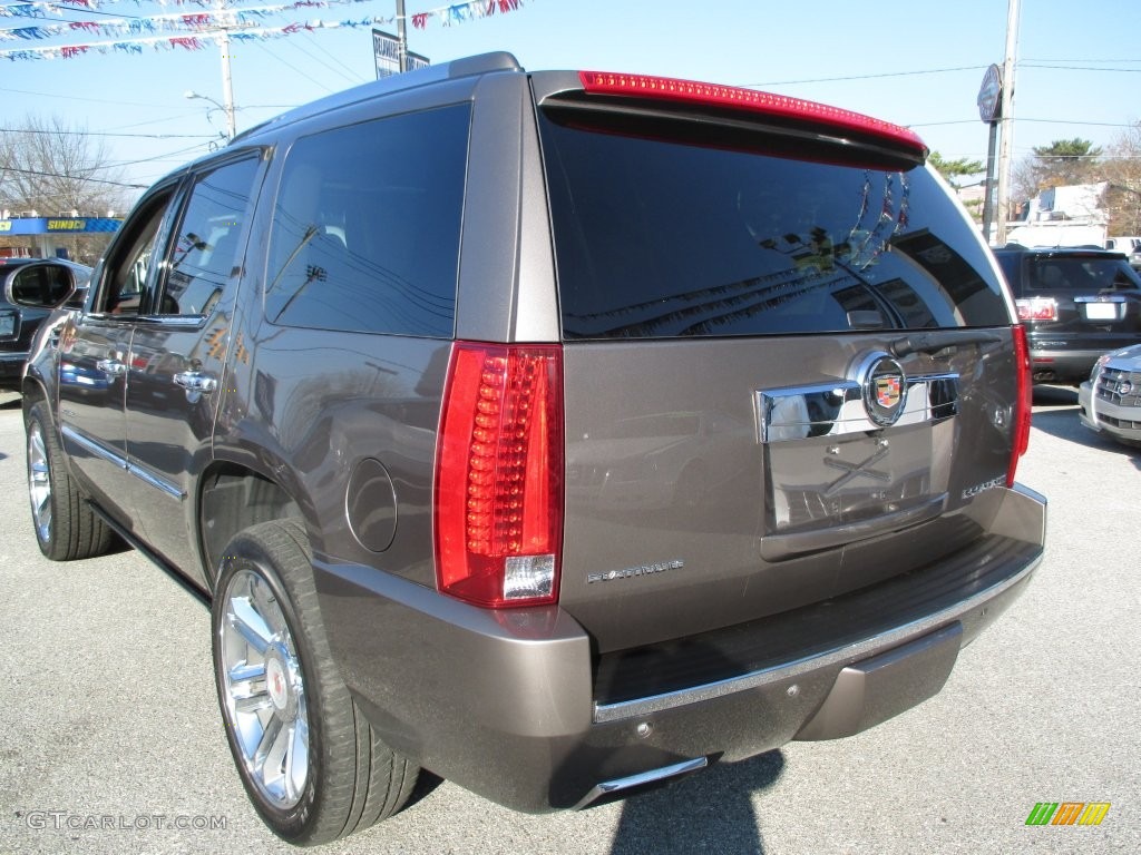 2013 Escalade Platinum AWD - Mocha Steel Metallic / Cocoa/Light Linen photo #6