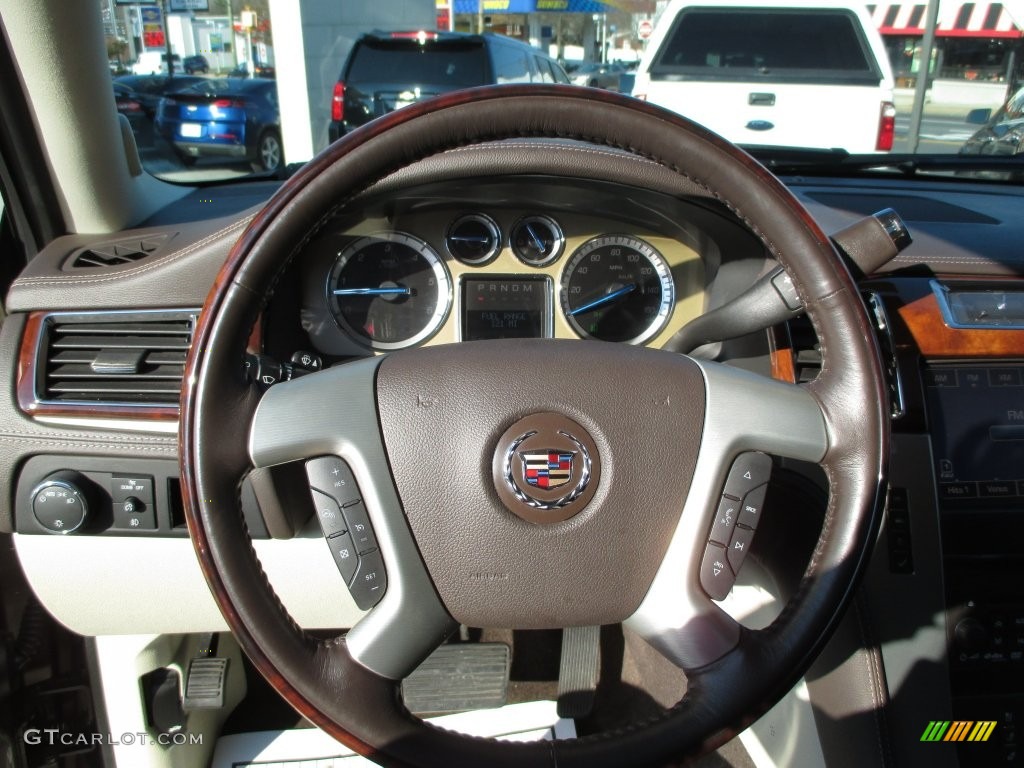 2013 Escalade Platinum AWD - Mocha Steel Metallic / Cocoa/Light Linen photo #16