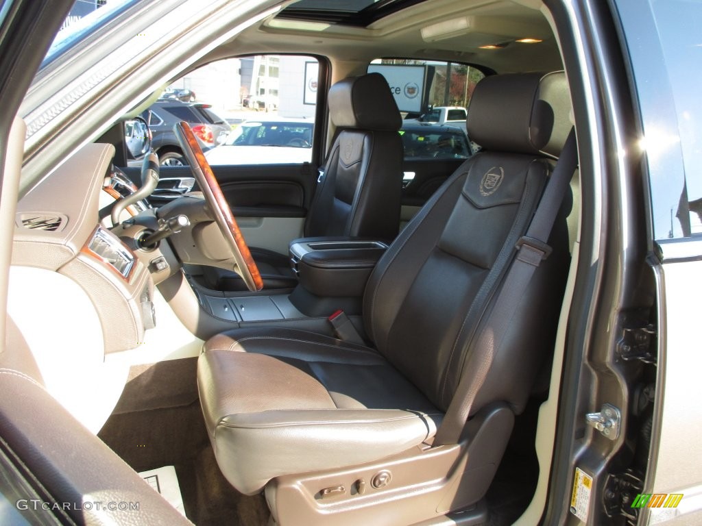 2013 Escalade Platinum AWD - Mocha Steel Metallic / Cocoa/Light Linen photo #41