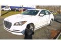 Casablanca White 2016 Hyundai Genesis 3.8 AWD