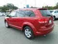 2010 Inferno Red Crystal Pearl Coat Dodge Journey SXT  photo #3