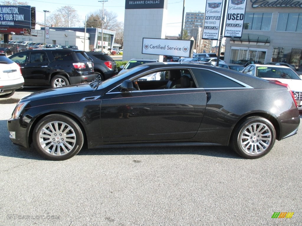 2012 CTS 4 AWD Coupe - Black Diamond Tricoat / Ebony/Ebony photo #3