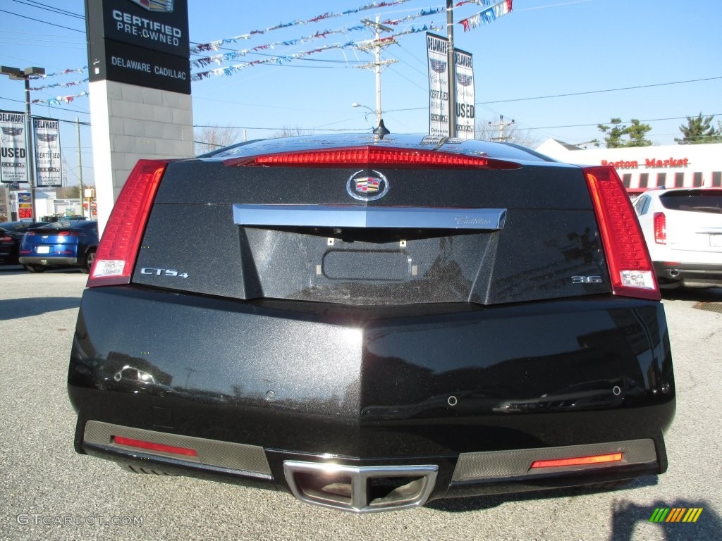 2012 CTS 4 AWD Coupe - Black Diamond Tricoat / Ebony/Ebony photo #5