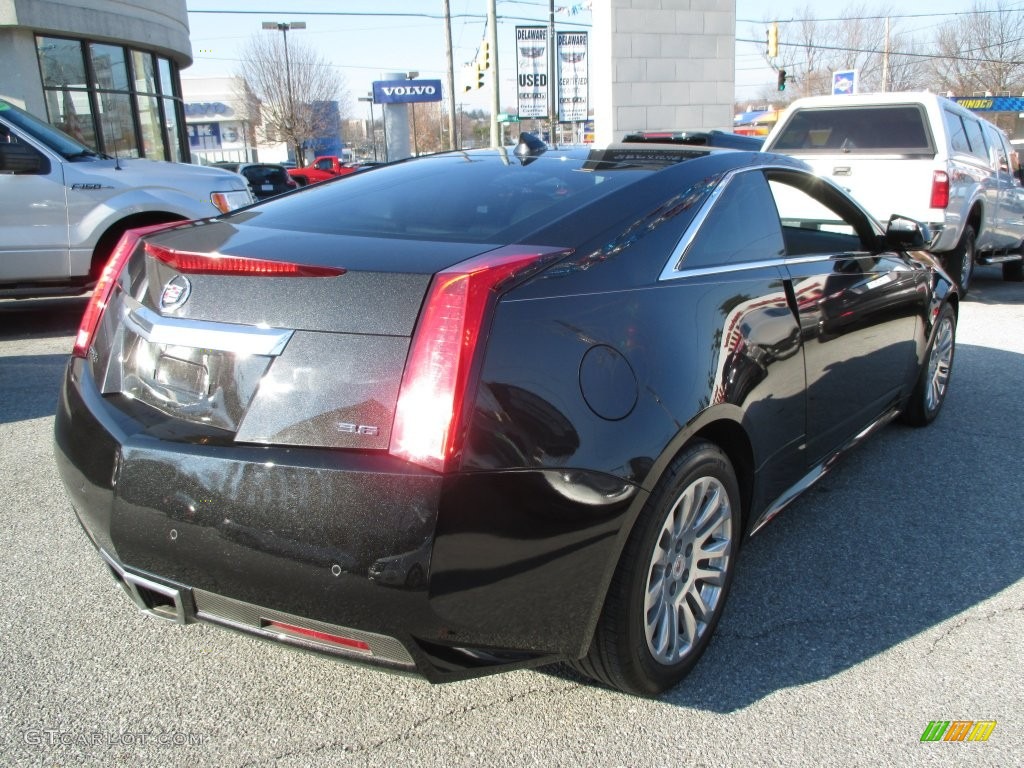 2012 CTS 4 AWD Coupe - Black Diamond Tricoat / Ebony/Ebony photo #6