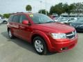 2010 Inferno Red Crystal Pearl Coat Dodge Journey SXT  photo #12