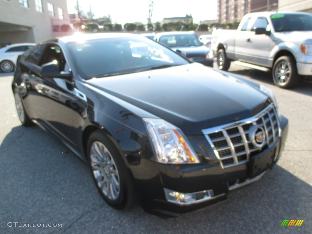 2012 CTS 4 AWD Coupe - Black Diamond Tricoat / Ebony/Ebony photo #8