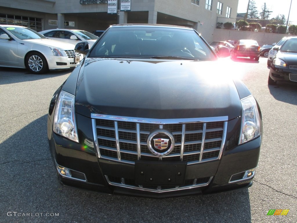 2012 CTS 4 AWD Coupe - Black Diamond Tricoat / Ebony/Ebony photo #9
