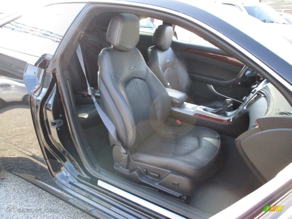2012 CTS 4 AWD Coupe - Black Diamond Tricoat / Ebony/Ebony photo #10
