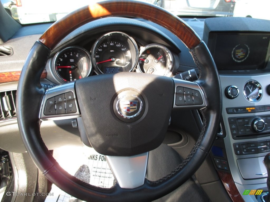 2012 CTS 4 AWD Coupe - Black Diamond Tricoat / Ebony/Ebony photo #24